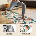 thumbnail image 4 of Pioneer Flower Floral Print Pattern Hot Yoga Mat Towel Non Slip for Hot Yoga - Quick-Drying Yoga Mat Cover with 4 Corner Pockets with Travel Bag - Hot Yoga Towel Non Slip 70"x26", 4 of 6