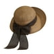 thumbnail image 1 of Sombreros de mujer de color sólido de moda lindo sombrero de sol con lazo sombrero de pescador sombrero de playa sombrero de poliéster para mujer, 1 of 5