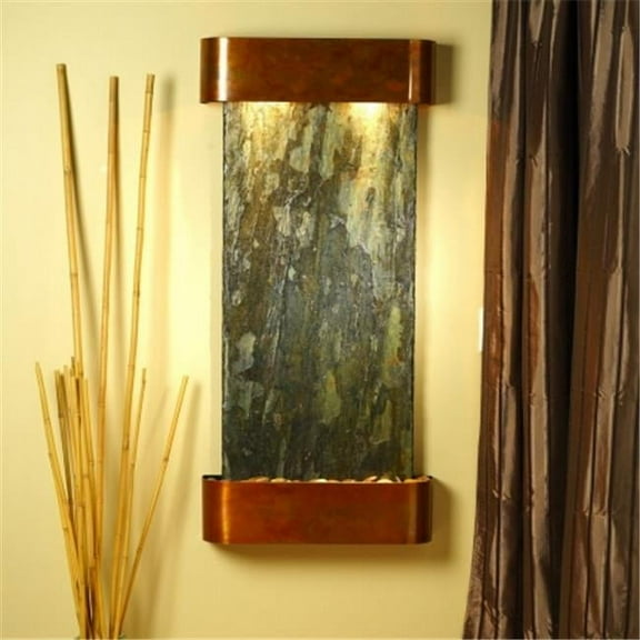 Adagio CSR1002 Cascade Springs - Green Natural Slate Wall Fountain