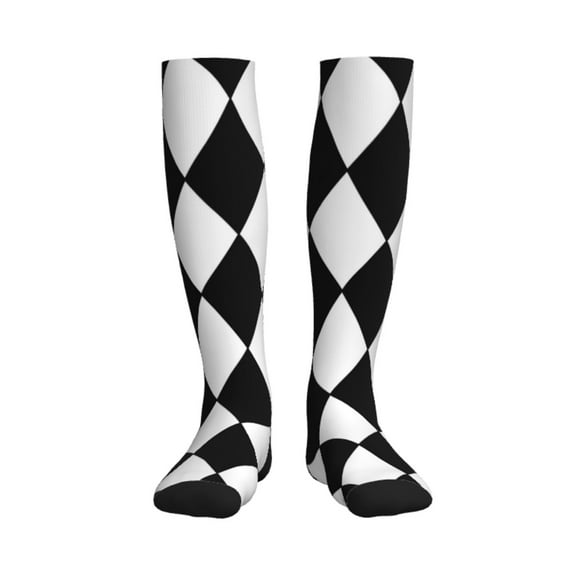 Harlequin Compression Socks Best Support for Women Men Athletic Running Cycling