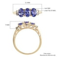 thumbnail image 6 of Very Luxurious Tanzanite Ring Vintage And Unique Design Tanzanite Ring 925 Sterling Silver Designer Tanzanite Ring ring , ring for her,, 6 of 6