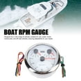 thumbnail image 3 of 85mm 3 in 1 Speedometer, Tachometer, Voltmeter, 7 Colors Backlight for RV Yacht Truck, Install on 4-12 Cylinder Gasoline Powered 12V Engines, Made of High Grade Metal, 3 of 7