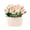 B, variant on Artificial Fake Plant Bonsai Simulation Foam Rose Flowers Potted Garden Decorations Home Desktop Decoration