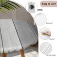 thumbnail image 3 of Sage Green Gray Ombre Round Tablecloth for 36-44 Inch Tables, Fitted Table Cover with Elastic Edge, Vintage Country Wooden Waterproof Outdoor Table Cloth Protector for Patio Garden Dinner Picnic, 3 of 9