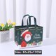 thumbnail image 1 of Bolsas de mano de Feliz Navidad, paquete de regalo, mango de tela, Papá Noel, decoración del hogar, favores de fiesta hechos a mano para niños, suministros de Año Nuevo, 1 of 4