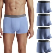 SIORO 4 Pack Men's Trunks Underwear Soft Lenzing Micro Modal Breathable Ball Hammock Underwear
