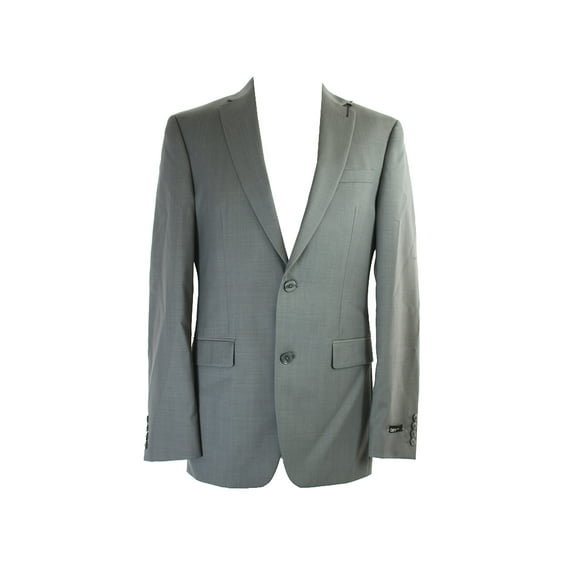 Bar Iii Mens Light Grey Twill Jacket 38R