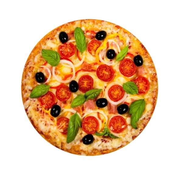XINGAG Novelty Pizza Shaped Blanket, Funny Realistic Food Warm Throw Blanket, Soft Cozy Blanket for Sofa Bed, Unique Gift for Family Friends