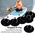 thumbnail image 3 of 6 Pack Stainless Steel D-Ring Patch for Inflatable Boat Kayak Dinghy D-Ring, 3 of 6