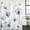 Blue Yellow, variant on Letter F Waterproof Shower Curtain, Stall 36"x72" Washable Polyester Fabric Shower Curtains for Bathroom, Monogram Words Decorative Bathtub Curtain Sets with Hooks
