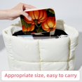 thumbnail image 6 of Thanksgiving Pumpkin Velvet Travel Organizer with Removable Compartment - Portable Jewelry Necklace Organizer Box - Gift, 6 of 7