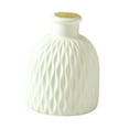 thumbnail image 6 of deevoka 4xFlower Vase Gift Art Crafts Plastic Vase for Centerpiece Desktop Living Room White, 6 of 9