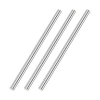 Uxcell 3.94 x 0.2" 304 Stainless Steel Solid Round Rod for DIY Craft 3Pcs