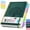 Green, variant on 5 Subject Notebook College Ruled with Removable Dividers Tabs, 8.5"x11", A4 Hardcover Spiral Notebook with 100GSM Thick Paper, Inner Pocket, Golden Tree Embossed Cover Journal for Note Taking