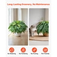 thumbnail image 4 of Artificial Fern 2-Pack, 45 Inch Lifelike Silk and PE Plant, Dense Foliage, Weather-Proof LDPE Branches, Hang or Lay Flat, Low Maintenance for Indoor Outdoor Decor, 4 of 7