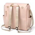 thumbnail image 3 of Bolsa de pañales Petunia Pickle Bottom Mochila cuadrada rosa, 3 of 5