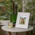 thumbnail image 3 of Gallery Solutions 8"x10" Picture Frame - Double White Mat - Wall or Tabletop Display for 5"x7" Photos, White, 3 of 7