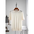 thumbnail image 2 of Camiseta de manga corta de punto LP para hombre, estilo informal, de negocios, de alta gama, de color sólido, clásica de verano, 2 of 5