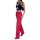 thumbnail image 4 of Camisola VISgogo con parte delantera torcida para mujer, sin mangas, con tiras finas y caladas VISgogo moda, 4 of 9