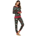 thumbnail image 4 of Purcoar Classic Christmas Deer Print Matching Family Christmas Pajama Set, 4 of 10