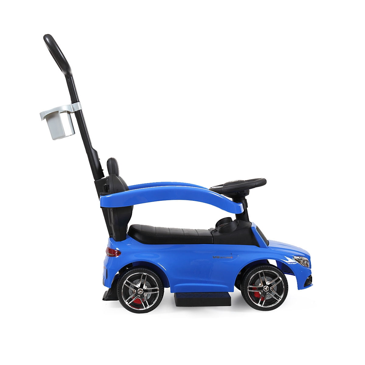 Kepooman Kids Ride On Push Toy Car, Convertible Toddler Stroller, Battery Powered, Blue Kepooman Kids Ride On Push Toy Car, Convertible Toddler Stroller, Battery Powered, Blue