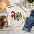 thumbnail image 6 of Mimi Claus Retro Christmas T-Shirt, Matching Family Holiday Tee, 6 of 6