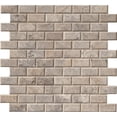 thumbnail image 2 of Silver 12 in. x 12 in. x 10 mm Honed Travertine Mesh-Mounted Mosaic Wall Tile (10 sq. ft. / case), 2 of 5