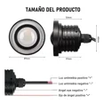 thumbnail image 3 of Faros Anti Niebla Led 3,5in Auxiliares Moto Autos 1 Par Azul, 3 of 8