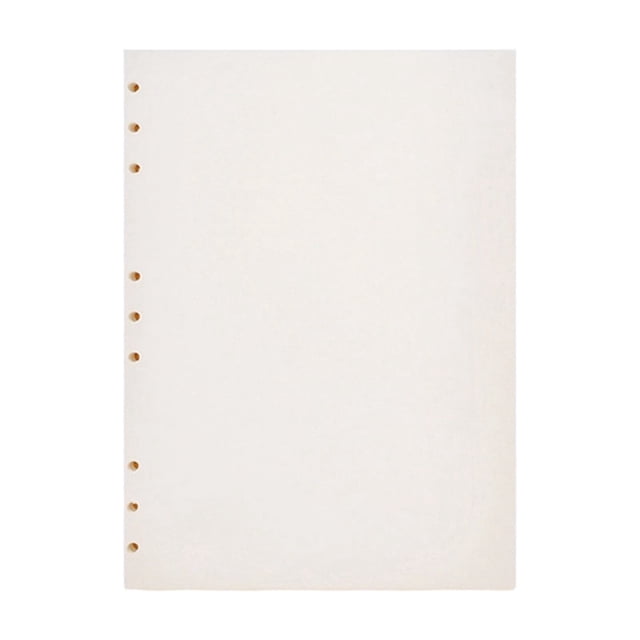 B5 Loose Leaf Filling Paper 9 Hole 45 Sheets White Paper for Notebook Planner School Office Writing Drawing Diary Note Taking