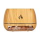 thumbnail image 1 of Wosthever Difusor de aceite esencial para el hogar, piedra de sal de grano de madera, llamas simuladas, Aroma persistente Aromaterapia y Aceites Esenciales Veta de madera clara, 1 of 6