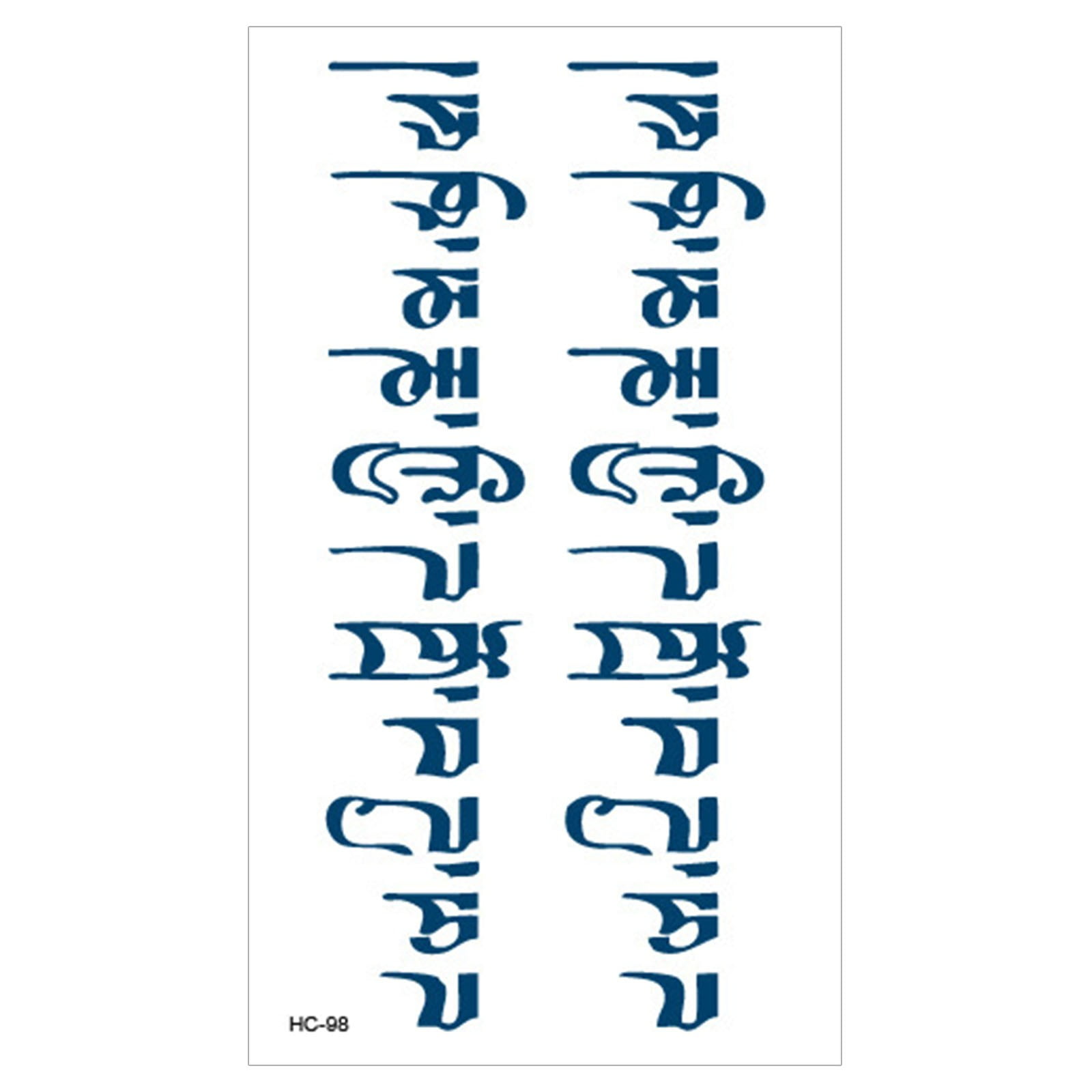 yinguo waterproof sweat disposable english tattoo stickers small fresh male and female models