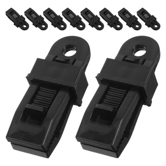WORGEOUS 12pcs Tarp Clips Heavy Duty Lock Grip Awning Clamps Thumb Screw Fixed Clip for Tarp Tents Tarpaulin Canvas Pool Cover RV Awning Cover