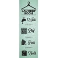 thumbnail image 4 of Melody Hogan 9x18 Black Modern Wood Framed Wall Art Titled - Laundry_mint, 4 of 6