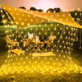 thumbnail image 4 of Cadena de luces LED de red, 8 modos, 220 V, 1,5 x 1,5 m, 3 x 2 m, 2 x 2 m, decoración para festivales, Navidad, Año Nuevo, bodas, fiestas, impermeable, 4 of 5