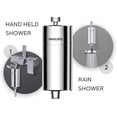 thumbnail image 3 of PHILIPS 3-Stage Shower Water Filter with NSF-Certified KDF Media, Reduces Chlorine,Heavy Metals & Impurities, Large Filtration Capacity, High Pressure, Easy to Install, Improves Skin & Hair, Chrome, 3 of 11