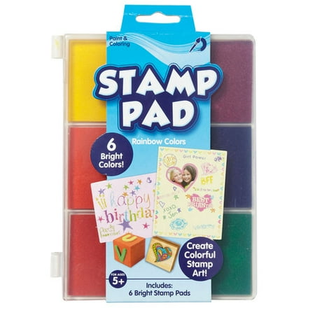 - Kids Craft Rainbow Stamp Pad, 1 Each