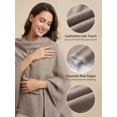 thumbnail image 4 of Kukuzhu Shawl Wraps for Women ponchos Ruana Cape Open Front Duster Cardigan Sweaters for Fall Winter, 4 of 8