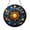 Stained Glass 5.9 Inch, variant on Celestial Solar System Stained Glass Suncatcher, Round Window Hanging with Orbiting Planet Art