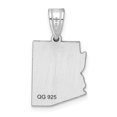 thumbnail image 4 of Auriga 925 Sterling Silver/Rhodium-plated Arizona State Pendant for Women, 4 of 6