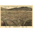 thumbnail image 2 of Koch 32x23 Black Ornate Wood Framed with Double Matting Museum Art Print Titled - Leadville Colorado - Koch 1879, 2 of 4