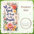 thumbnail image 2 of Floral Theme Hello Spring Banner Butterfly Accents Spring Display Colorful Design 3D Lettering Floral Backdrop for Spring Party Garden Gathering Outdoor Event, 2 of 9