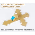 thumbnail image 4 of Traceease 3" inches Cross Shape With Hole Clear Acrylic Ornament Blank Transparent Keychain Pendantsfor DIY Crafts Projects - Pack of 25, 3mm Thickness - IO, 4 of 7