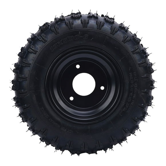 6 Inch Go Kart Wheel Rim Tire Assembly, 13x5.00-6 Wheel Rim Tire Assembly Anti Wear for Electric Scooter