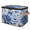 Multicolor 2, variant on ADECORIVY Blue Peony Flowers Storage Bin with Zipper Lid, Fabric Foldable Shelf Baskets Boxes, Closet Lidded Storage Bins, Decorative Clothes Organizer for Bedroom Home