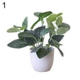 thumbnail image 1 of MesaSe 2 Pcs Fresh Artificial Foliage Plant Potted Bonsai Wedding Party Mall Desktop Decor(Type 1), 1 of 9