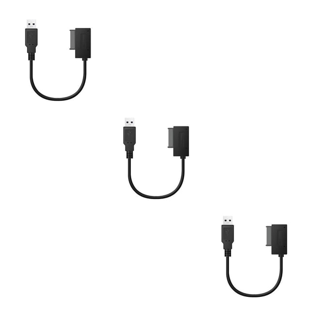 maskred USB2.0 SATA Cable Accessories Laptop CD Reader Data Transfer PC Accessories Optical Driver Adapter Connector Device 35cm 3Set