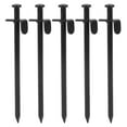 thumbnail image 1 of Canopy Stakes, Corrosion Resistant 5 Pieces Easy Penetration Tents Stakes  For Tent 20cm, 1 of 8