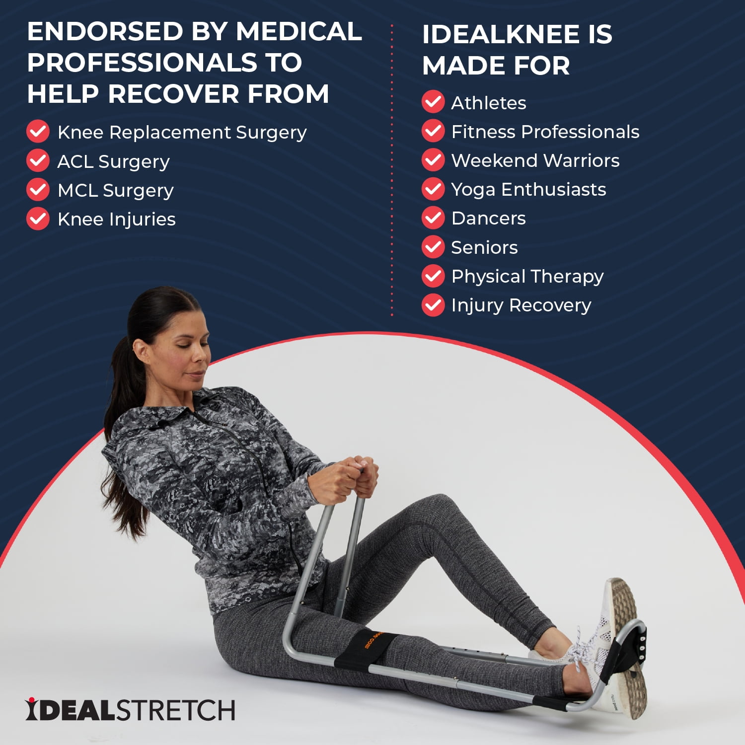 Buy IdealKnee Knee Extension, Knee Pain Relief & Improved Range of