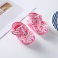 thumbnail image 5 of RUINIXCW Newborn Baby Girl Shoes 0 4 9 12 Months Infant Shoes Baby Walking Shoes Baby Dress Shoes with Bownot Flower Print Non-Slip Soft Sole Crib Shoes, 5 of 8