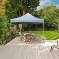 thumbnail image 3 of VICTAL 10' x 10' Pop-up Canopy with Straight Legs Wedding Party Tent Folding Gazebo Beach Canopy with Carry Bag, Gray, 3 of 7